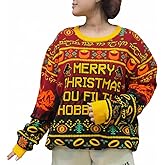 AstroFazz Ugly Christmas Sweater for 2025 – Knitted Sweater – Holiday Sweatshirt – Gifts for Christmas