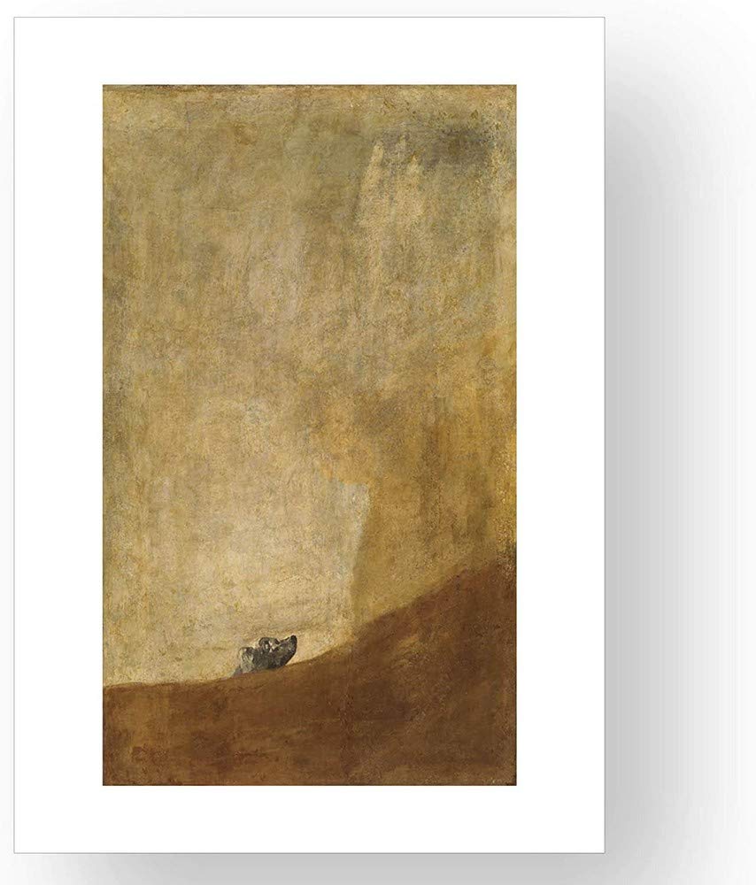 Official Reproduction of the Prado Museum "Semi-Sunken Dog"