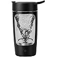 Daasigwaa Electric Shaker Bottle, Blender Bottles For Protein Mixes, | Tritan | BPA Free| Portable Mixer Cup, Rechargeable Shake Cups And Meal Replacement Shakes, 22 oz(Black)