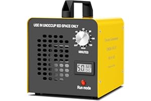 DONGQIMI Ozone Generator 10,000 mg/h High Capacity Ionizer Air Purifier Ozone Machine Odor Removal for Home, Hotels, Basement, car, bar and Farms