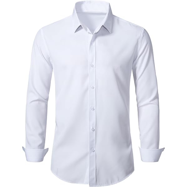Amazon.com: George Clothing Men's Long Sleeve Poplin Shirt (White, Medium  38/40) : Clothing, Shoes & Jewelry