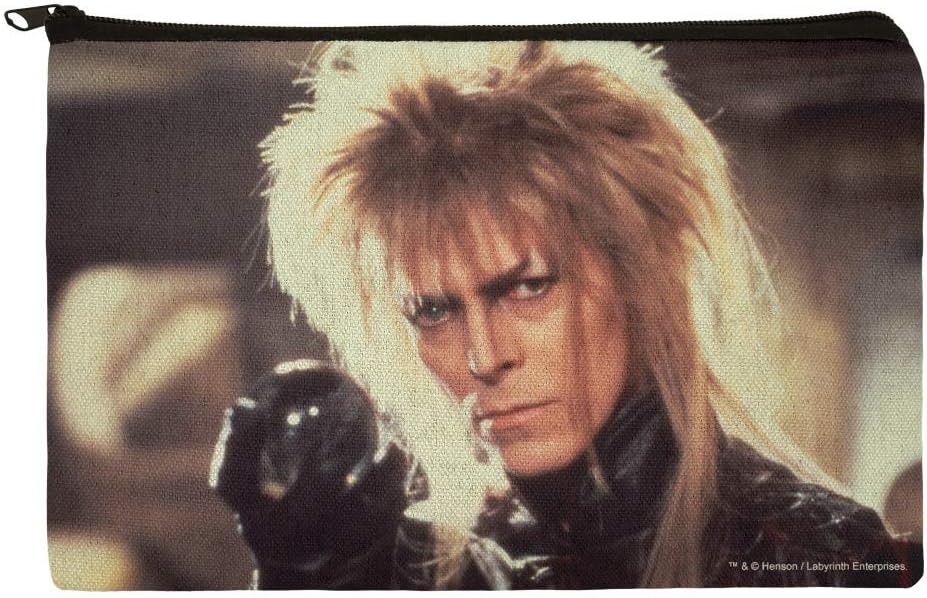 Labyrinth Goblin King Crystal Ball David Bowie Jareth Makeup Cosmetic Bag Organizer Pouch