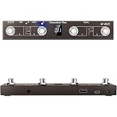 M-VAVE Chocolate Plus MIDI Footswitch Controller Pedal, 4 Buttons, USB Compatible, APP Control, Portable