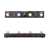 M-VAVE Chocolate Plus MIDI Footswitch Controller Pedal, 4 Buttons, USB Compatible, APP Control, Portable