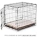 Milliard Quilted Padded Orthopedic Dog Bed, Egg Crate Foam with Plush Pillow Top Washable Cover (35 inches x 22 inches x 4 inches)