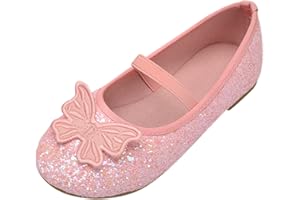 Shoe with Lights Girl Children Shoes Flat Shoes Shoes with Sequins Bowknot Girls Dancing Infant Tennis Shoes Size 4