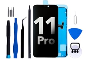 IGLOFIX for iPhone 11 Pro Screen Replacement Kit, 5.8" LCD Display 3D Touch Digitizer Assembly with Repair Tools and Frame Adhesive (Model A2215 A2160 A2217)