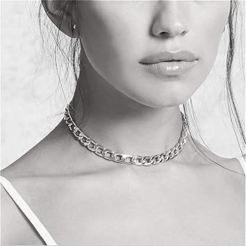 Cathercing Women Chain Choker Necklace 