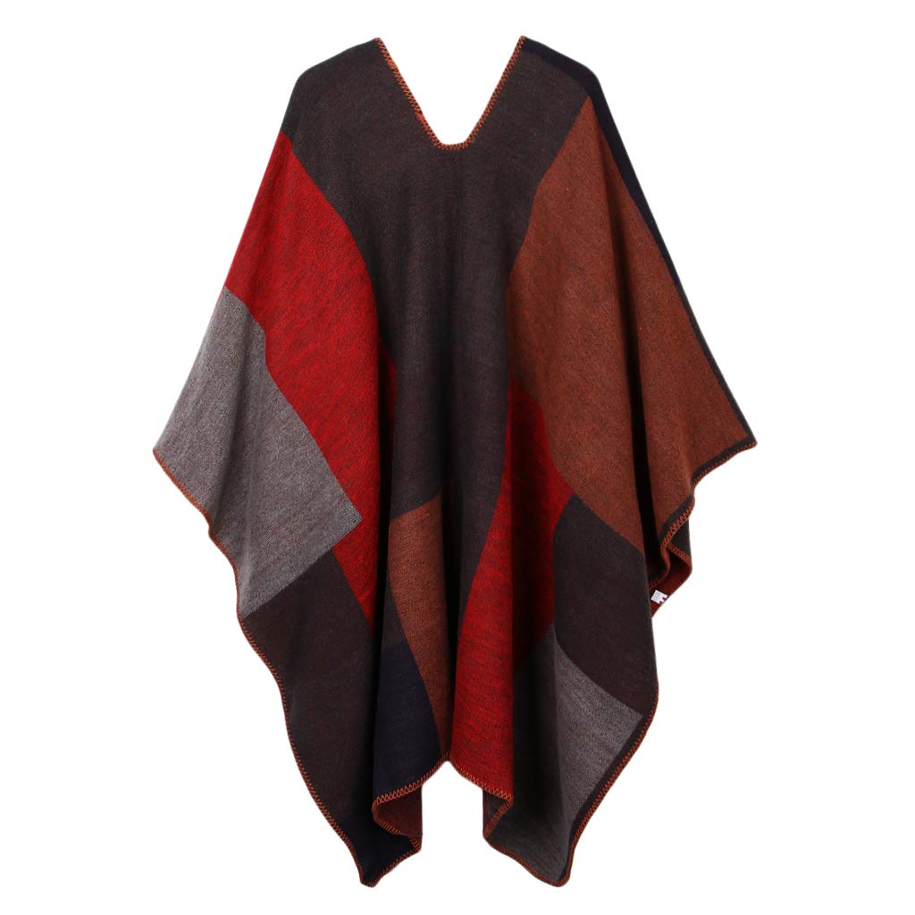 homyl fashion womens cape cardigan ladies soft poncho open front blanket wrap gift