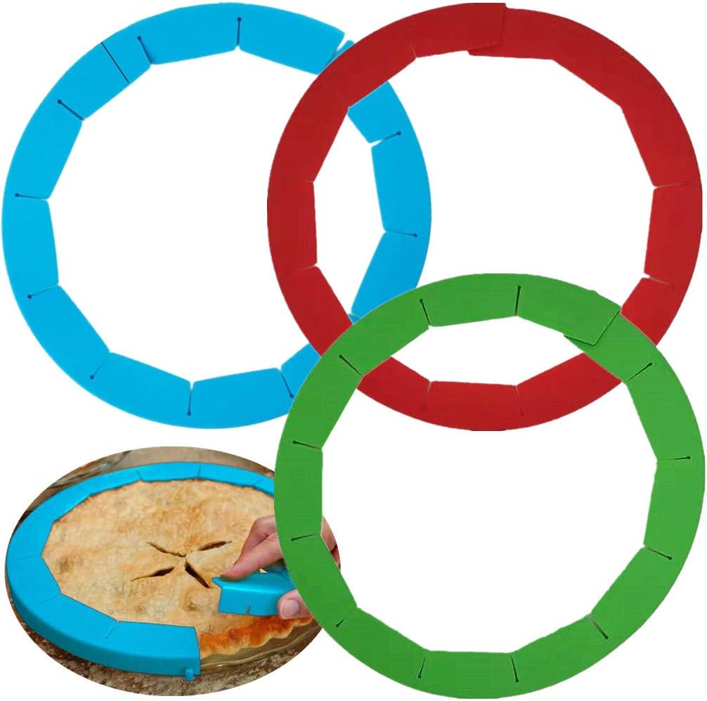 Pie Protectors Adjustable Pie Rings Silicone Pie Crust
