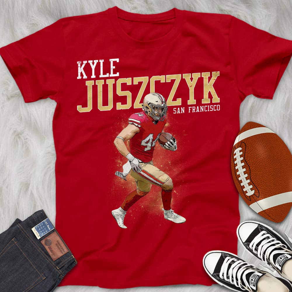 Kyle 44 San Francisco Football Juszczyk Running Back Fans Customized Handmade T Shirt