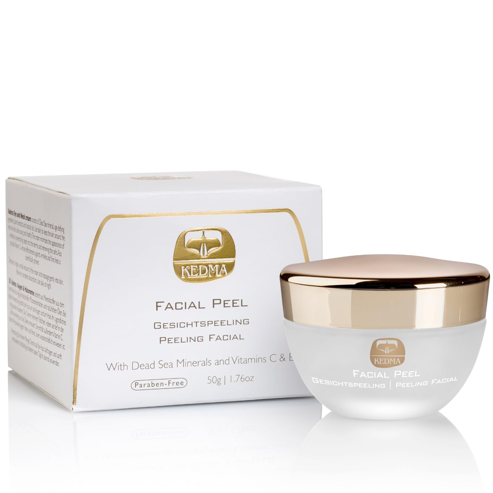 Kedma - Exfoliating Facial Peeling with Fruit Extracts - Brightening and Smoothing - For All Skin Types - 50ml