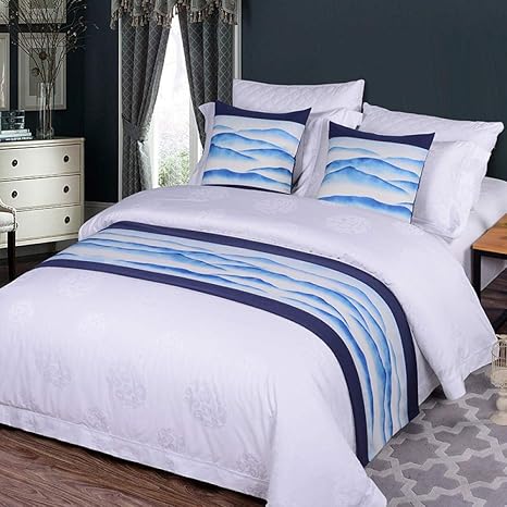 Xxcd Bed Runner Pillow Spinning Hotel Bedding Protection