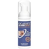 OCuSOFT Oust Demodex Foam Cleanser - Extra Strength - Foaming Cleanser for Eyelids & Eyelashes with Tea Tree Oil - Eyelid Cleanser to Remove Oil, Debris & Pollen - 1.68 fl oz