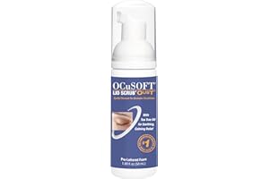 OCuSOFT Oust Demodex Foam Cleanser - Extra Strength - Foaming Cleanser for Eyelids & Eyelashes with Tea Tree Oil - Eyelid Cleanser to Remove Oil, Debris & Pollen - 1.68 fl oz