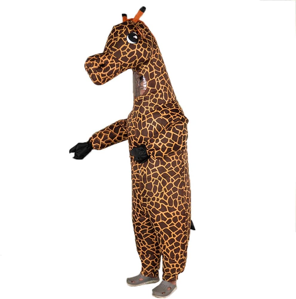 Inflatable Costume for Adult Shark/Giraffe/Evil Banana Costume Air Blow ...