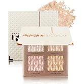 4-color highlighter makeup palette shimmer bronze contour shadow illumination highlight eyeshadow palette eyeshadow cosmetic set