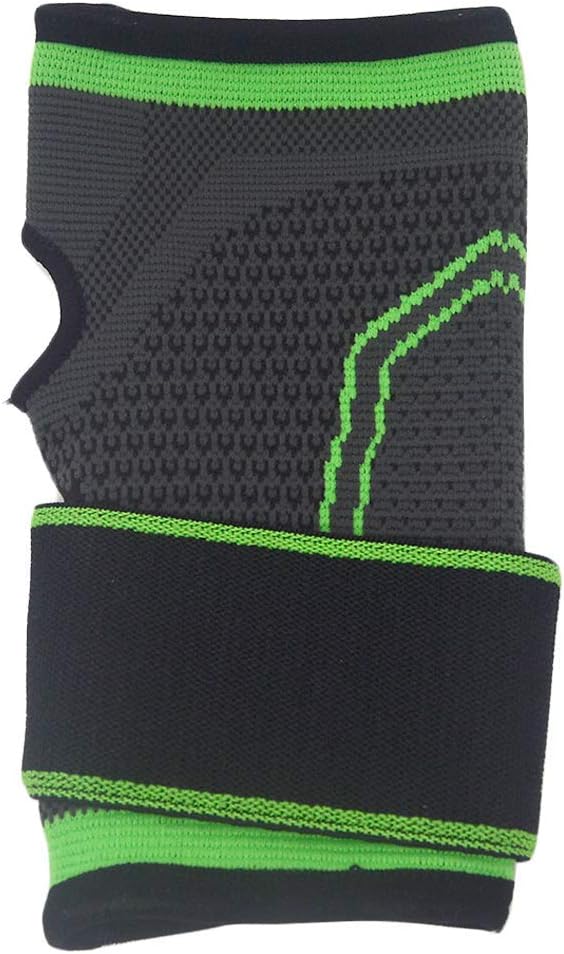 1 Pair 3D Weaving Nylon High Elastic Adjustable Wrist and Palm Brace Bandage Fitness Yoga Wrist Support Compression Can Relieve Wrist Pain,Sprains,and Recovery (M)