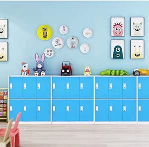 Casillero colorido para niños, Casillero pequeño para la escuela