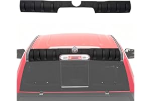 Titibett Truck Roof Spoiler Compatible with 2019-2025 Dodge RAM 1500 Rear Roof Protector Wing Fits for RAM 1500 Accessories Roof Mat Third Brake Light