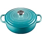 Le Creuset Enameled Cast Iron Signature Sauteuse Oven, 3.5 qt., Caribbean