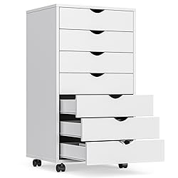 OLIXIS 7 Drawer Mobile File Cabinet Under Desk