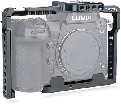 Amazon Com Niceyrig S1 S1r Panasonic Lumix Camera Cage Quick