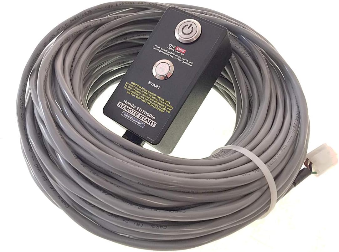 GenConneX 100' Wired Remote Start for The EU7000is Non Bluetooth Generator