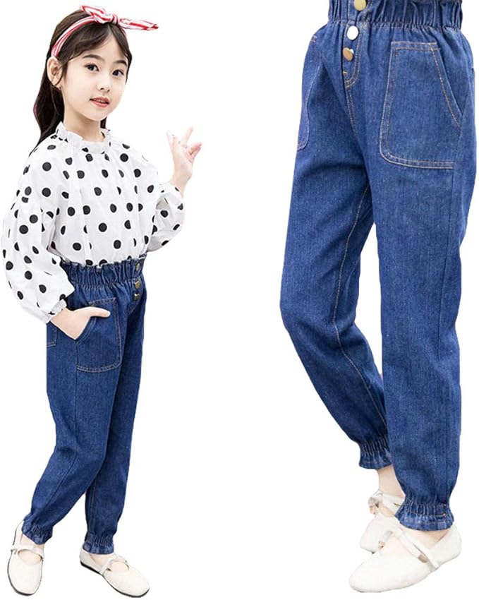 kids high waisted jeans