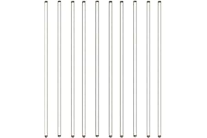 iplusmile Glass Stirring Rod 7.67 Inch Hardened Clear Mixing Stick for Hot Cold Beverages Cocktails Lab Use Nonstick Easy Cle