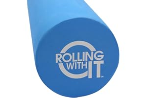 Rolling With It Foam Roller - High Density - for Exercise and Muscle Recovery - Eco-Friendly Back Roller - Select Size Below 