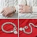 Godyce Heart Cheer Bracelet Cuff Women Men Gril Charm - Red Crystal
