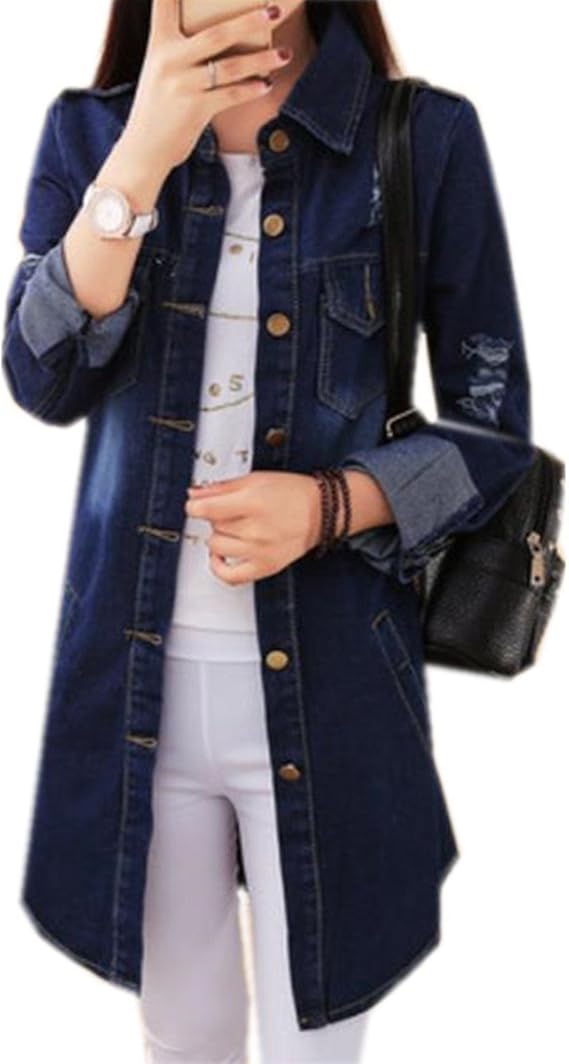 denim bubble coat