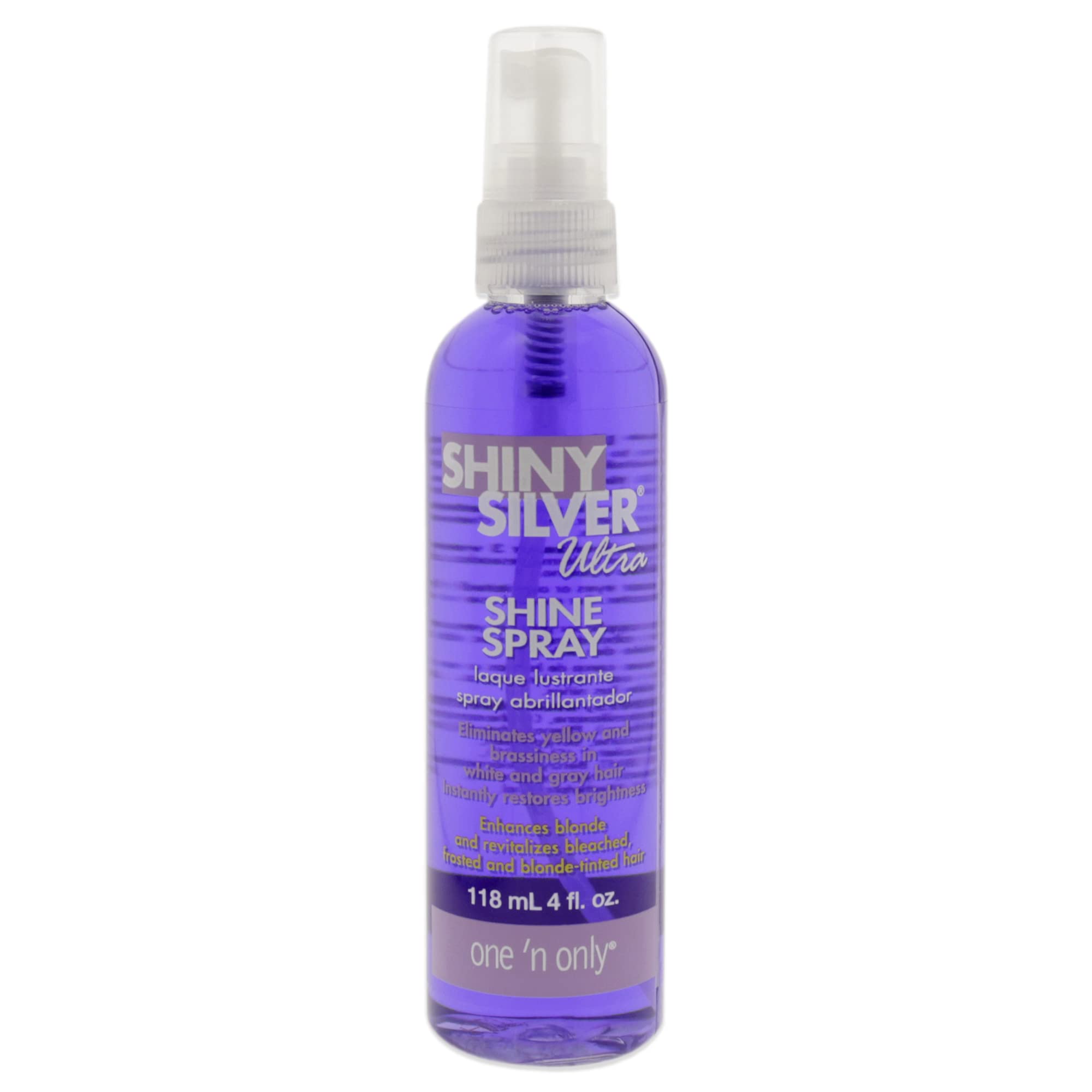 Photo 1 of One 'n Only Shiny Silver Ultra Shine Spray Hair Spray Unisex 4 oz