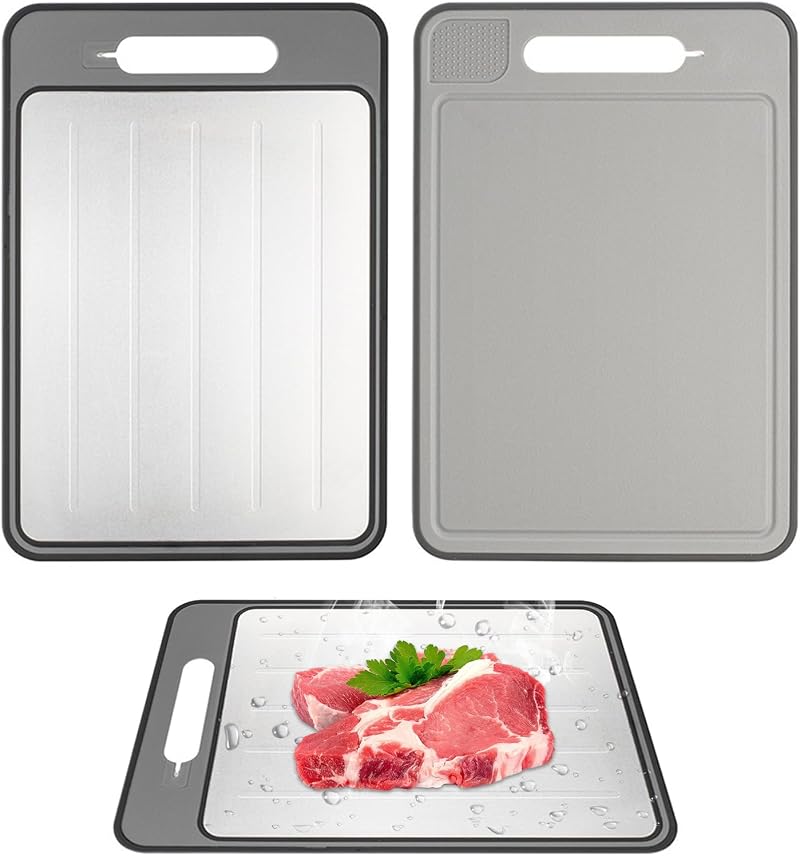 Pasdrucn Defrosting Board Tray - Fast Thawing for Meat & Poultry