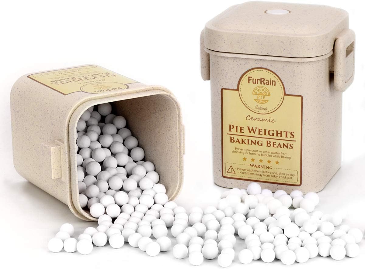 Ceramic Pie Weights Reusable 10mm Baking Beans Pie Crust