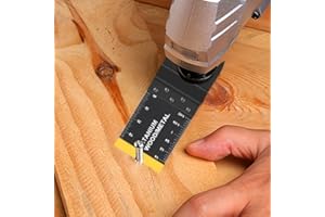 10pcs Oscillating Saw Blades Titanium Heavy-Duty Multitool Blades for Metal, Wood and Nail Cutting, Renovation, Demolition, B