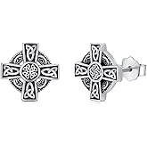 Kootwo 925 Sterling Silver Small Earrings Animal/Celtic Knot/Moonstone/Om Jewelry Gift for Men Women