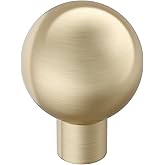 Amerock Coble 1-1/8 inch (29mm) Diameter Golden Champagne Cabinet Knob, BP37660BBZ