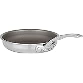 Viking PureGlide Pro 3-Ply Nonstick Frying Pan, Made without PFAS, 8-Inch Induction Cookware, Metal Utensil Safe Titanium Nonstick Surface, Oven Safe to 600F