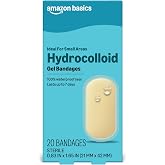 Amazon Basics Hydrocolloid Gel Bandages, Regular 20 Count