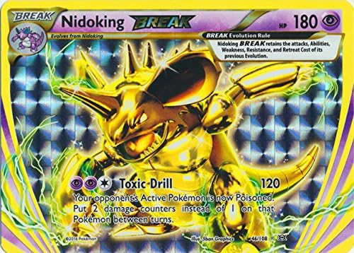 Pokemon Nidoking Break 46108 Xy Evolutions Holo