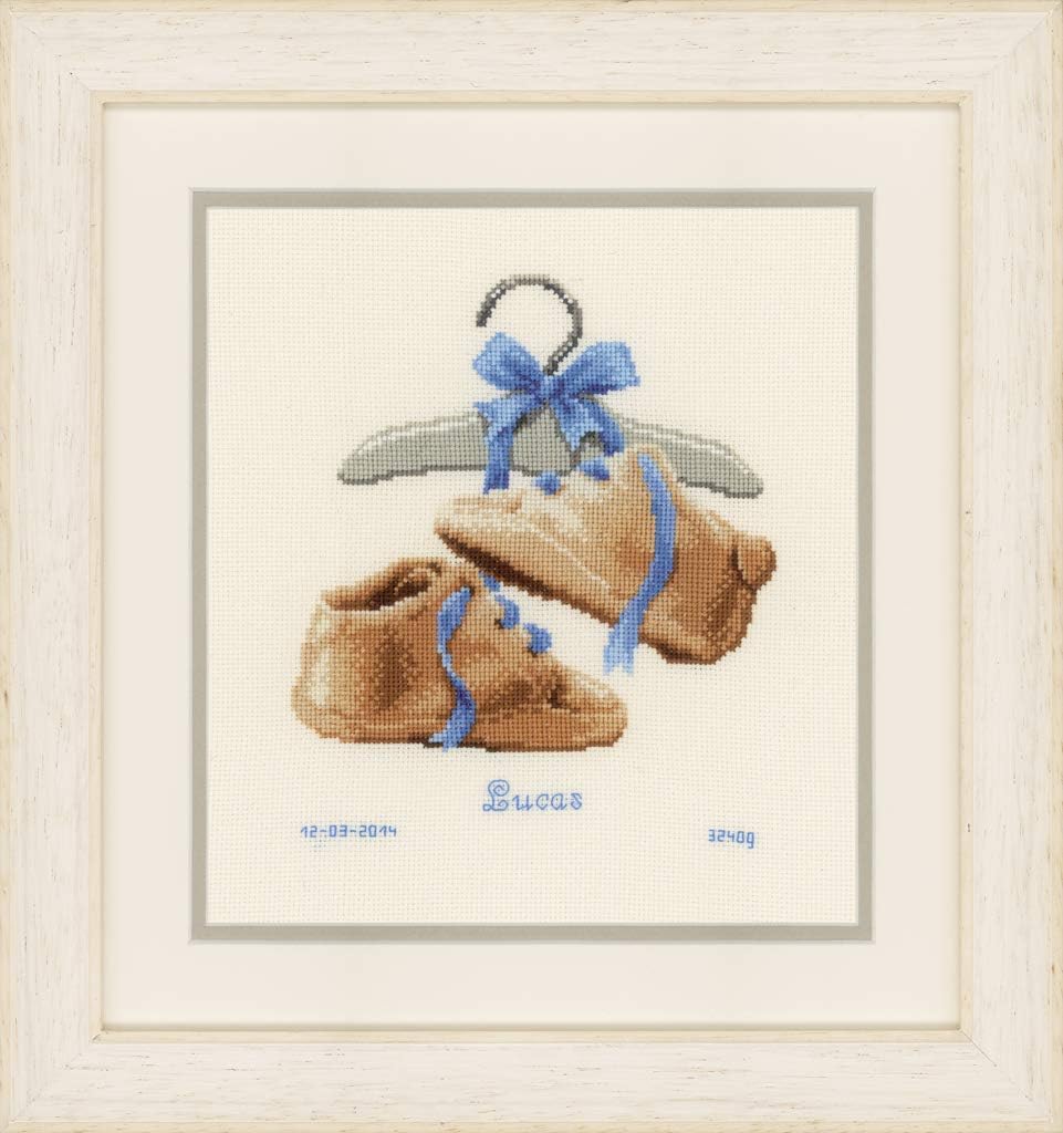 Vervaco My First Shoes Counted Cross Stitch, Multi-Colour, 18 x 20cm or 7.2 x 8in - Image 3