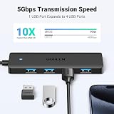 UGREEN USB Hub 3.0 4 Port 60CM Cable 5Gbps Ultra Slim Splitter PC Laptop Xbox view 3