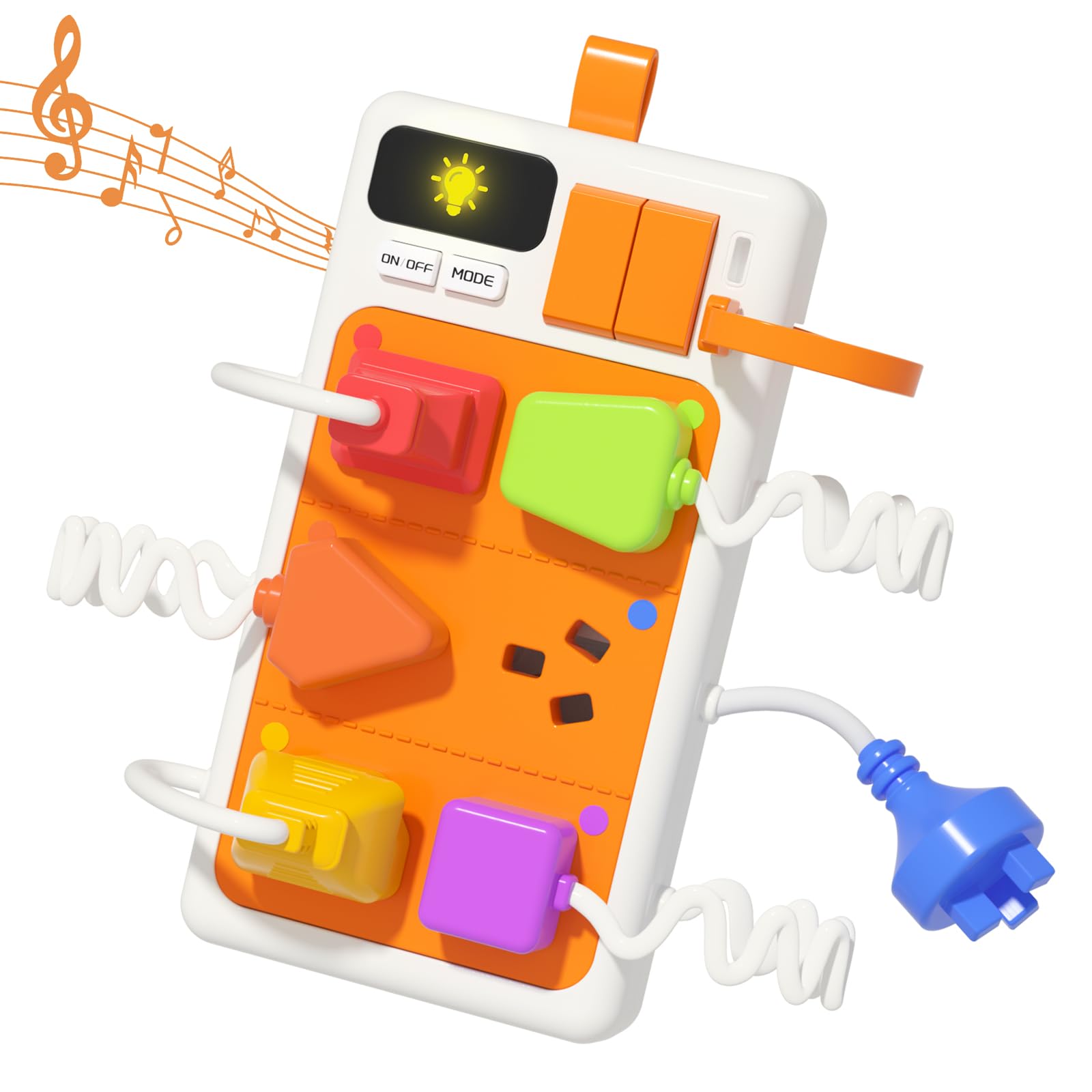 Photo 1 of PANITU Busy Board for 1 Year Old, Travel Toys for Toddlers Boys and Girls, Sensory Board Educational Toy, Montessori Toys for 2 Year Old