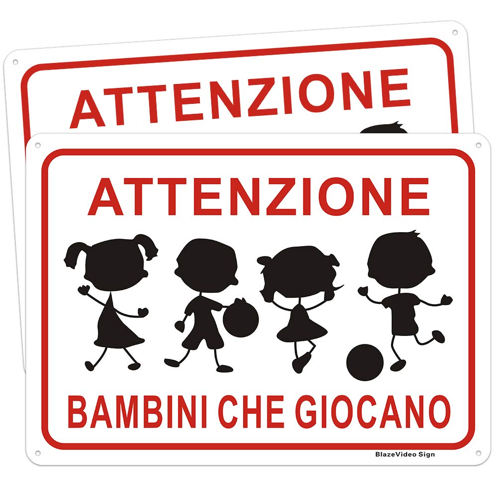 BLAZEVIDEO Aluminium Parking Sign - Go In This Way To Parking Red ZX X 2