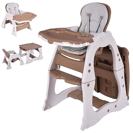 costzon wooden high chair