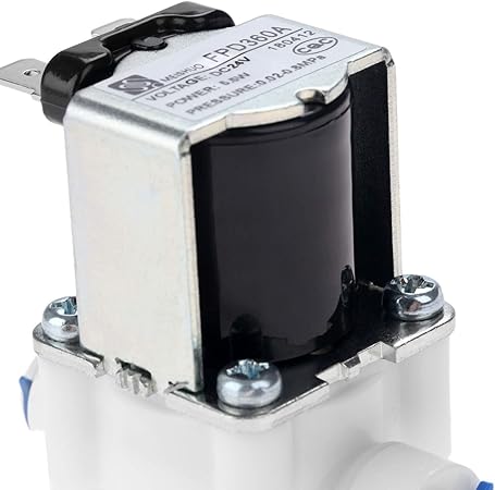 Válvula de agua eléctrica AC 24 V DC válvula de solenoide conexión ...