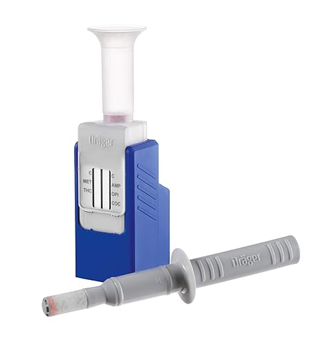 Dräger DrugCheck 3000 | 1 test multidrogas con saliva de un solo uso | Detector profesional