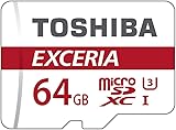 Toshiba Exceria M302 64GB Micro SD Memory Card 90 MB/s 4K - THN-M302R0640EA